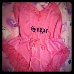 Sugar thrillz pink sugar romper